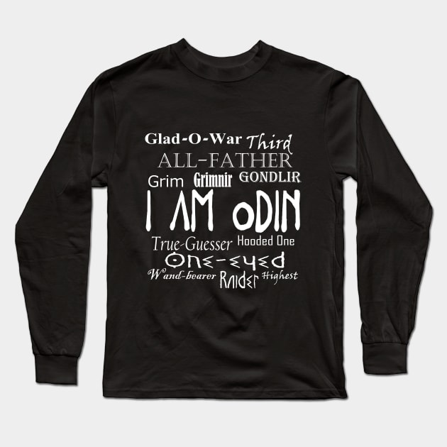 Eu sou Odin. Long Sleeve T-Shirt by BrunaKetsueki